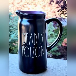 Rae Dunn Deadly Poison Pitcher Rae Dunn Halloween